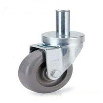 2-3.5in光身插杆活支配灰色滚珠PP轮