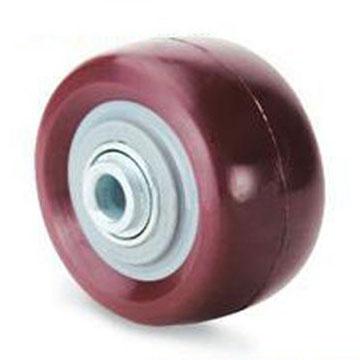 2-2.5incolson红色PU轮配滚珠轴承