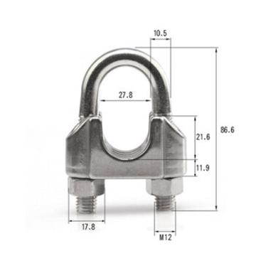 钢丝绳夹不锈钢卡头紧固重型